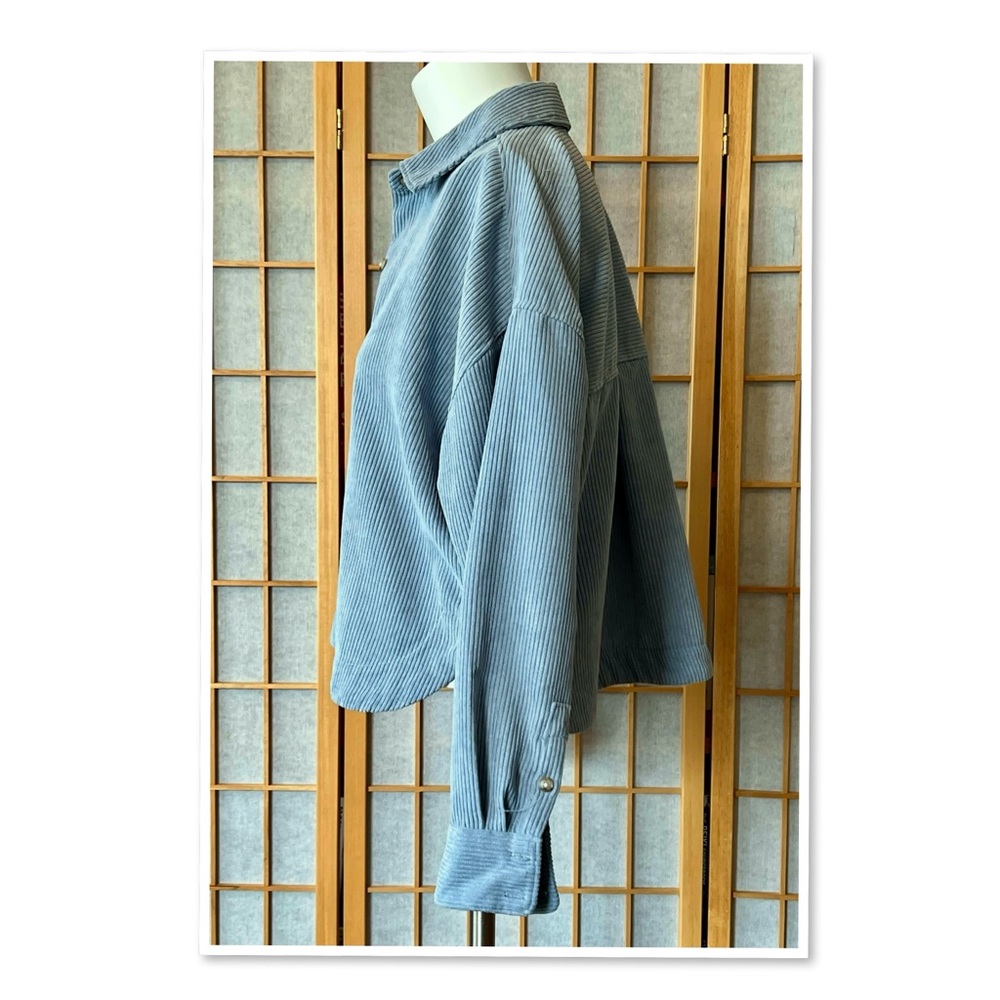 Madewell Corduroy Hartfield Crop Shirt - Picture 3 of 13